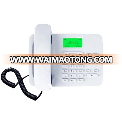 China Manufacturer Singal Dual SIM Card GSM Fixed Wireless Desktop Phone